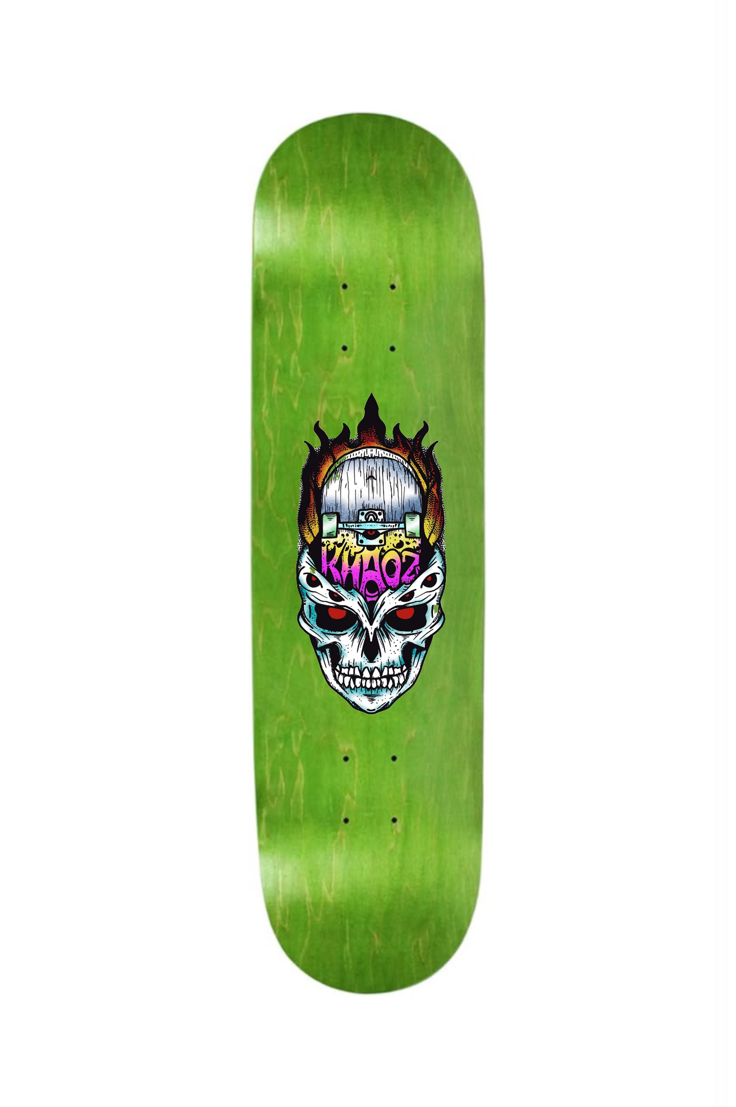 Khaoz Skateboards Logo deck