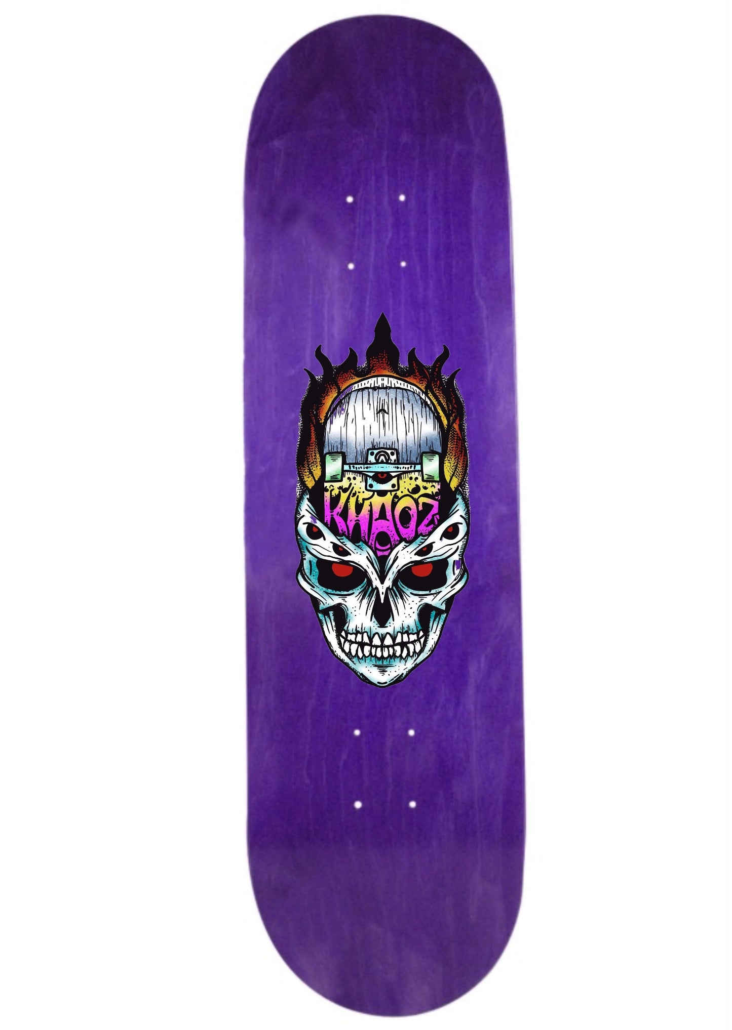 Khaoz Skateboards Logo deck