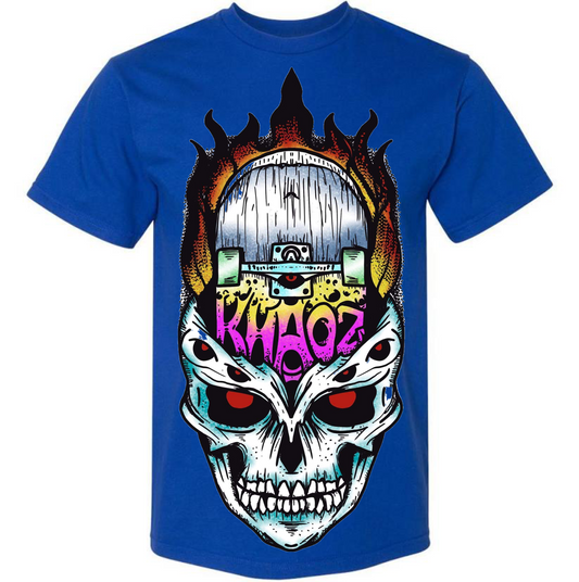 Khaoz Skateboards OG logo “MEGA head” tee