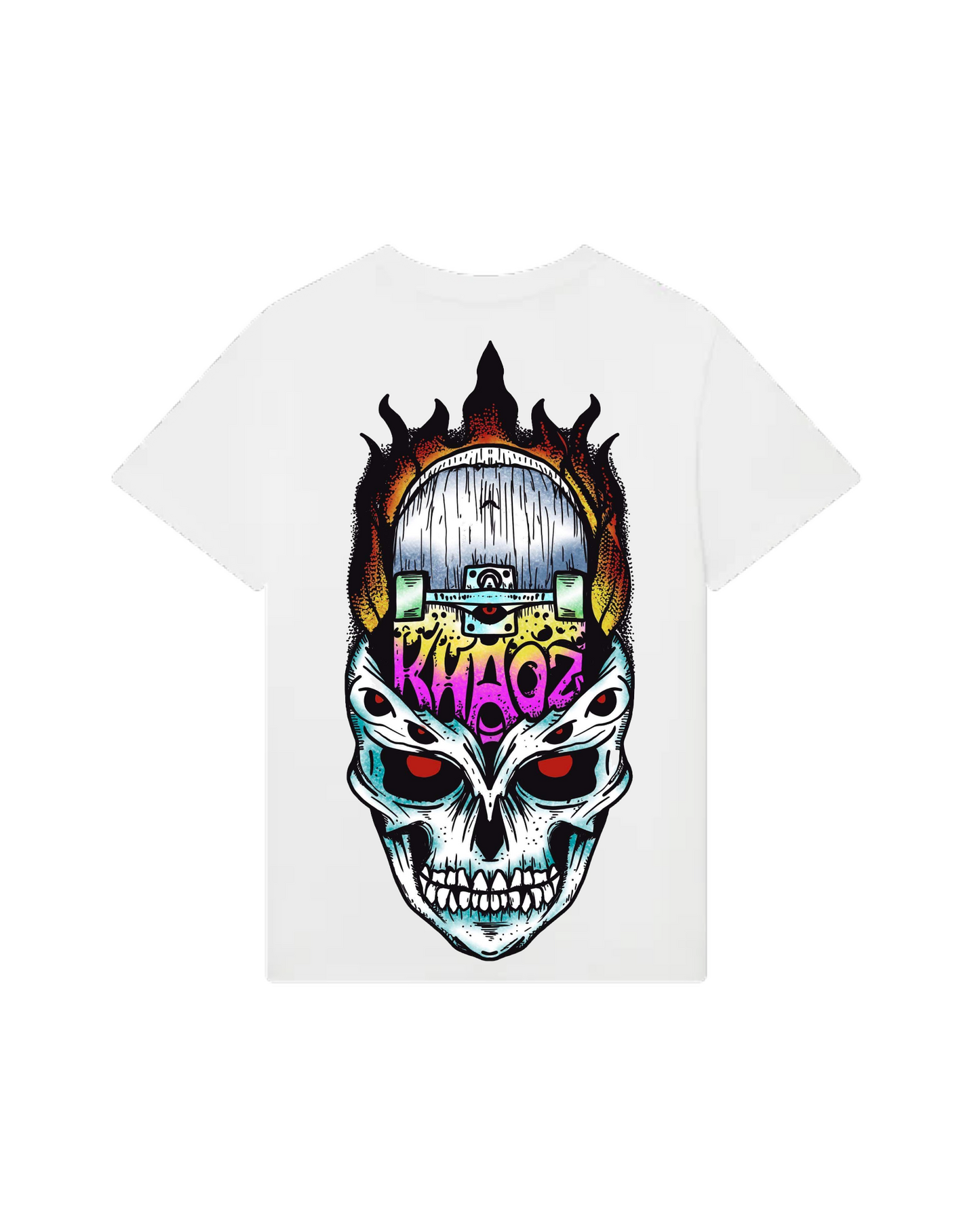 Khaoz Skateboards OG logo “MEGA head” tee