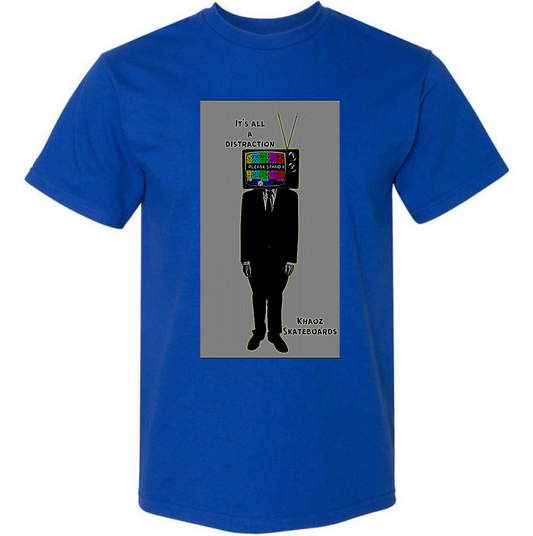 Khaoz skateboards “Tv man” tee