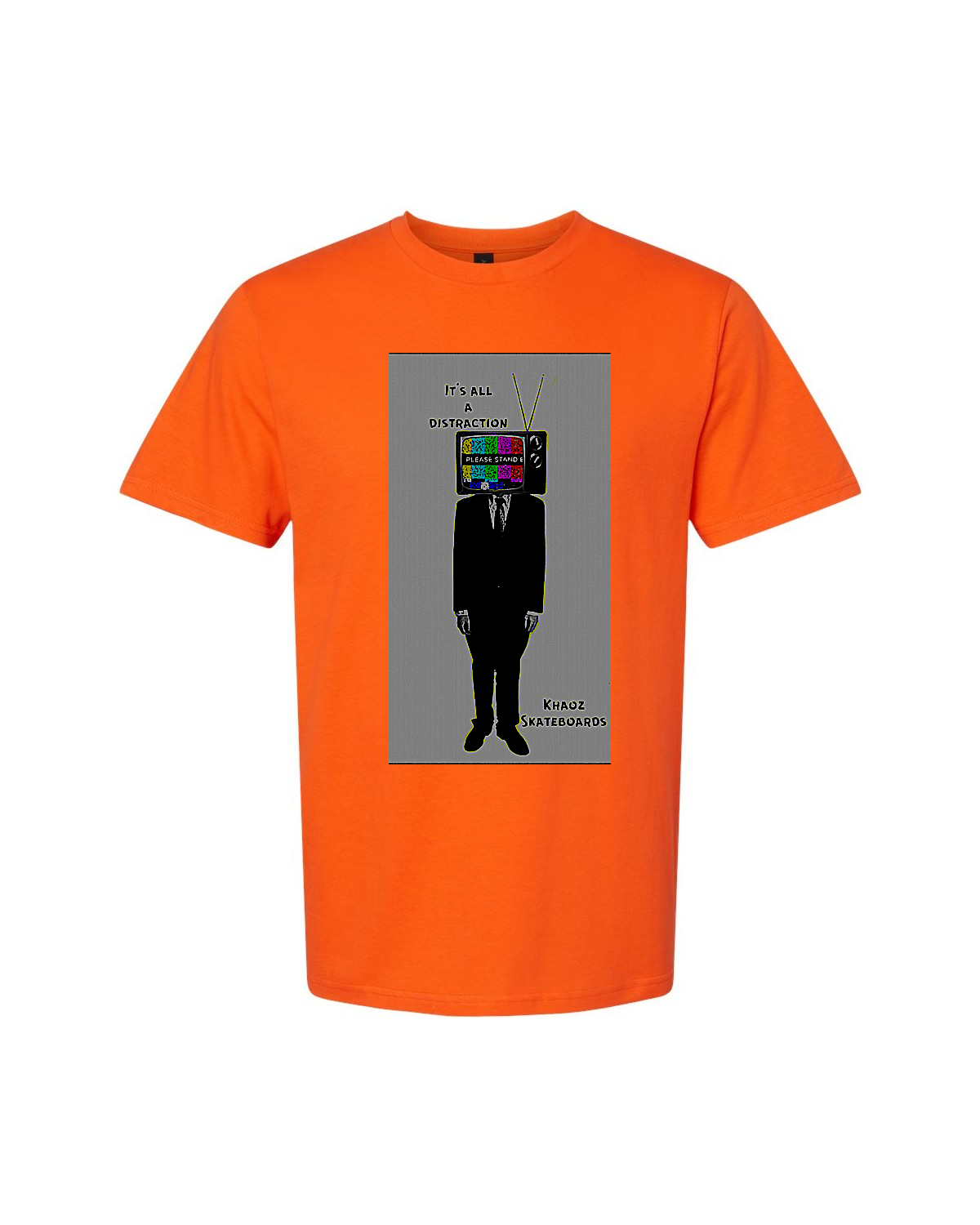 Khaoz skateboards “Tv man” tee