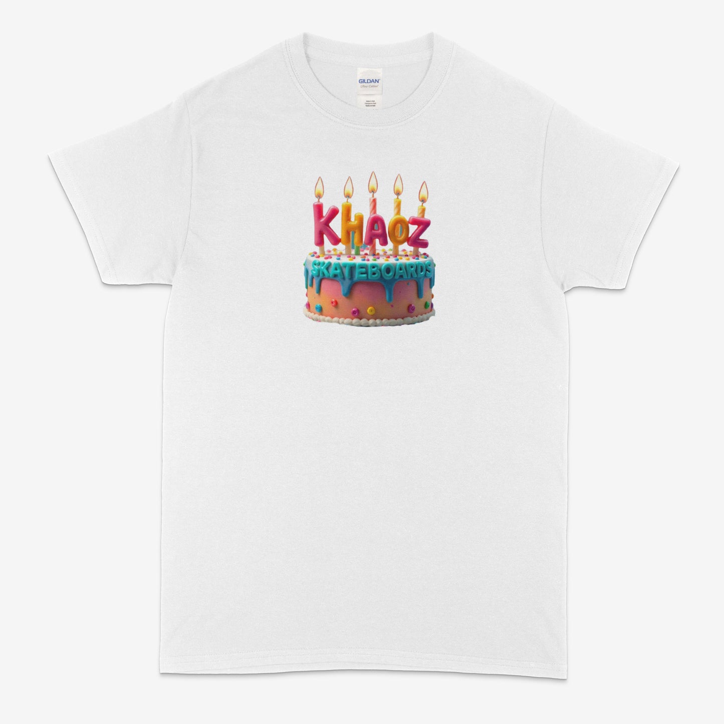 Khaoz Skateboards "Celebration" tee!
