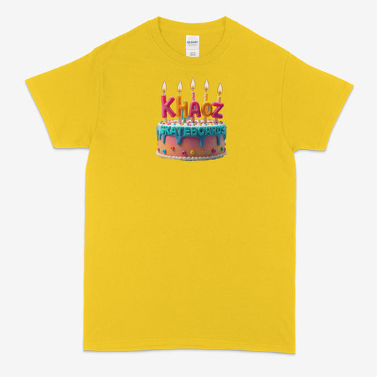 Khaoz Skateboards "Celebration" tee!