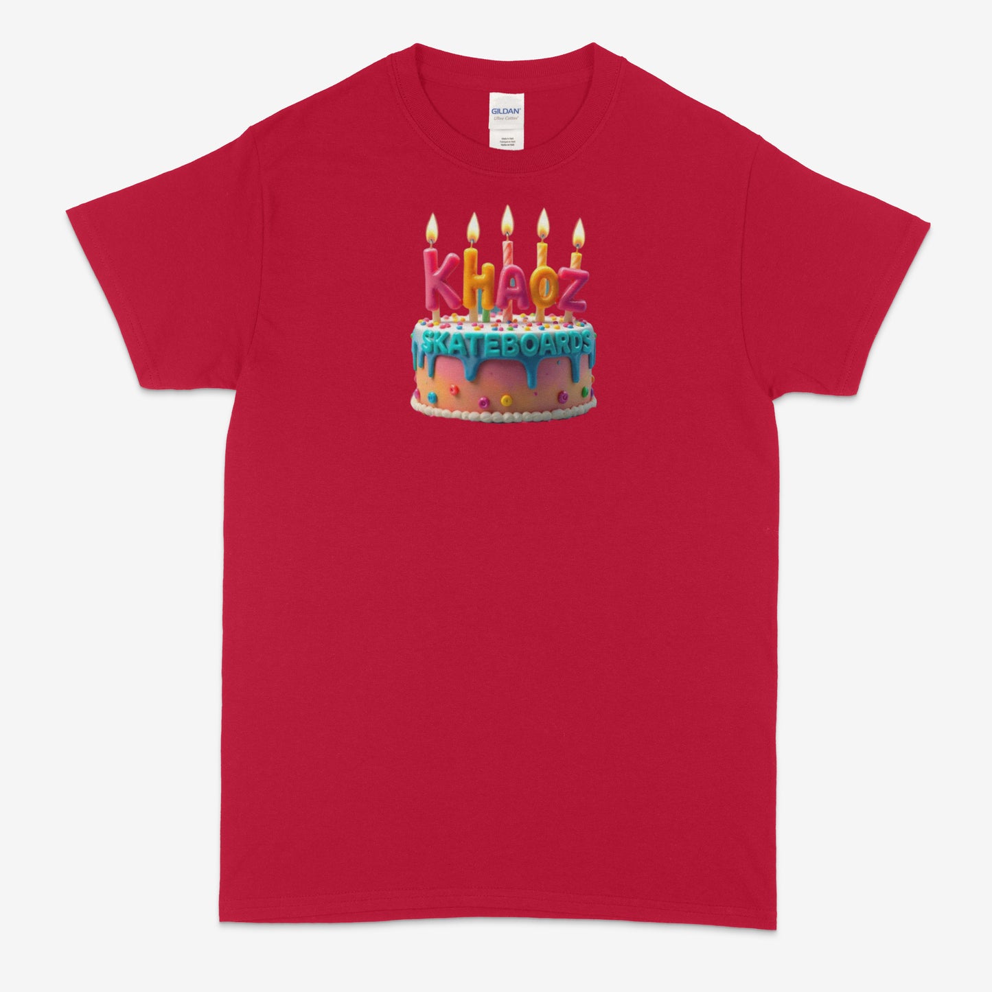 Khaoz Skateboards "Celebration" tee!